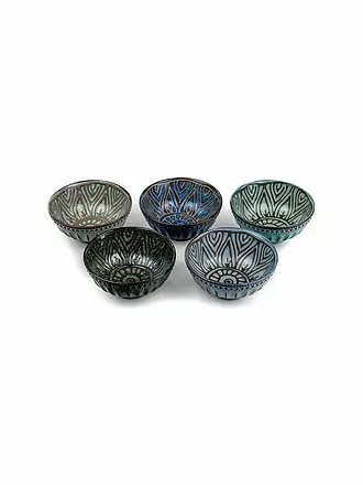 BREDEMEIJER | Teebecher JARA 5er Set Porzellan / Bunt | 